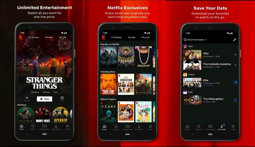 Netflix Mod apk dernière version Streaming sans publicité