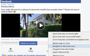 Télécharger facilement une vidéo de Facebook
