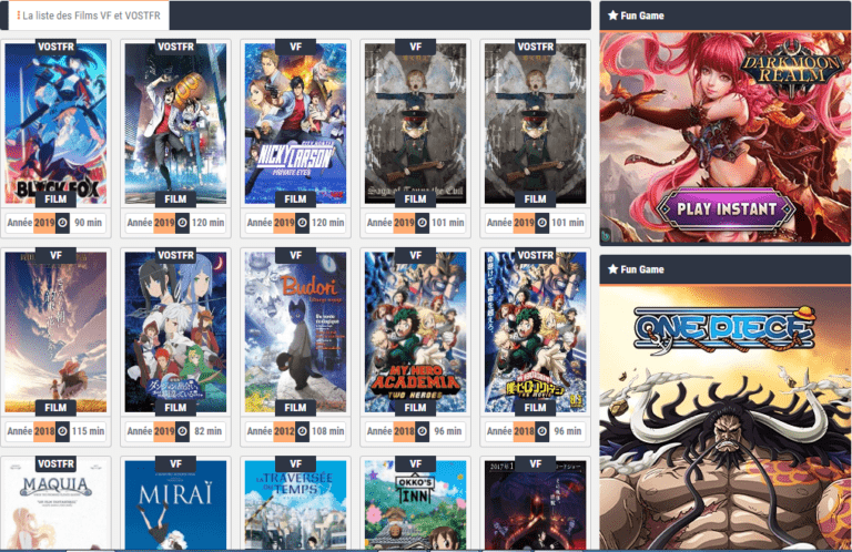 Vostfree Animes Vf Et Vostfr En Streaming Et Telechargement Gratuit