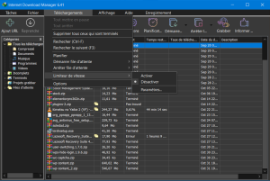 désactiver le limiteur de vitesse sur internet download manager