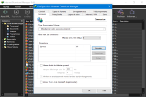 séléction de vitesse sur idm crack