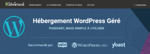 siteground hebergement wordpress pas cher