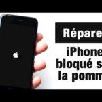 iPhone bloqué sur pomme