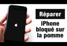 iPhone bloqué sur pomme