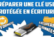 Comment déverrouiller une clé USB protégées en écriture ?