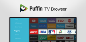Navigateur TV Puffin