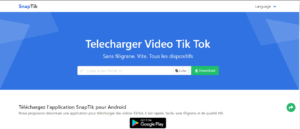 Snaptik téléchargeur de vidéos tiktok sans filigrane