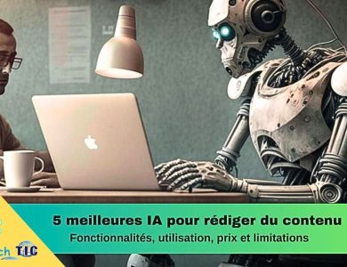 Top 5 sur les meilleurs outils de rédaction I.A 2024