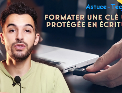 Comment débloquer une clé USB protégée en écriture ?