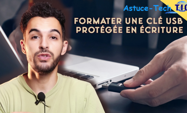 Comment débloquer une clé USB protégée en écriture ?