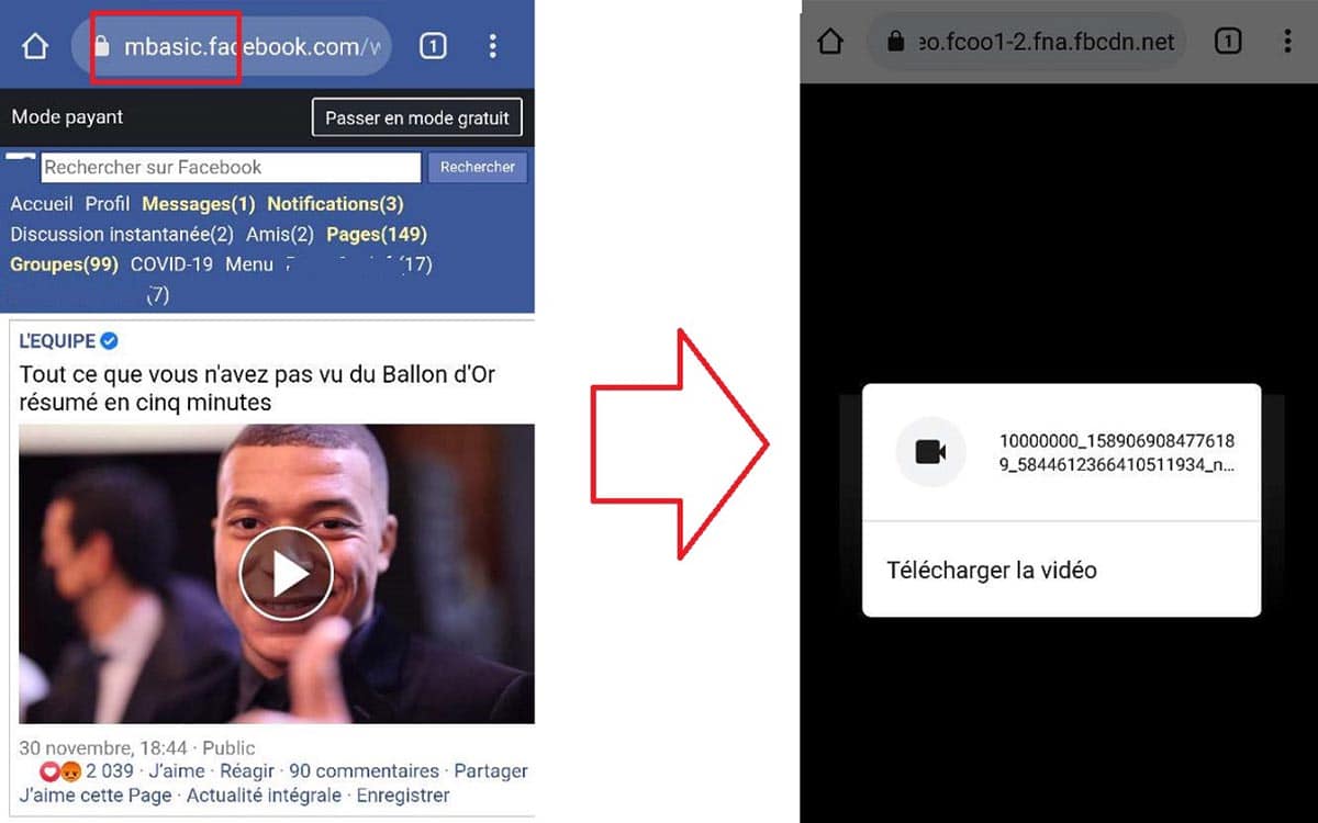 Comment télécharger une vidéo Facebook